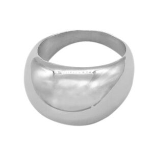 NWT Adornia Dome Ring White Rhodium Plated Sterling Silver Size 7